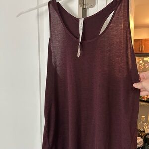 Lululemon Athletica Deep Purple Tank Top